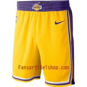 NBA Los Angeles Lakers Herren Shorts Gelb 2018-19 Nike Swingman